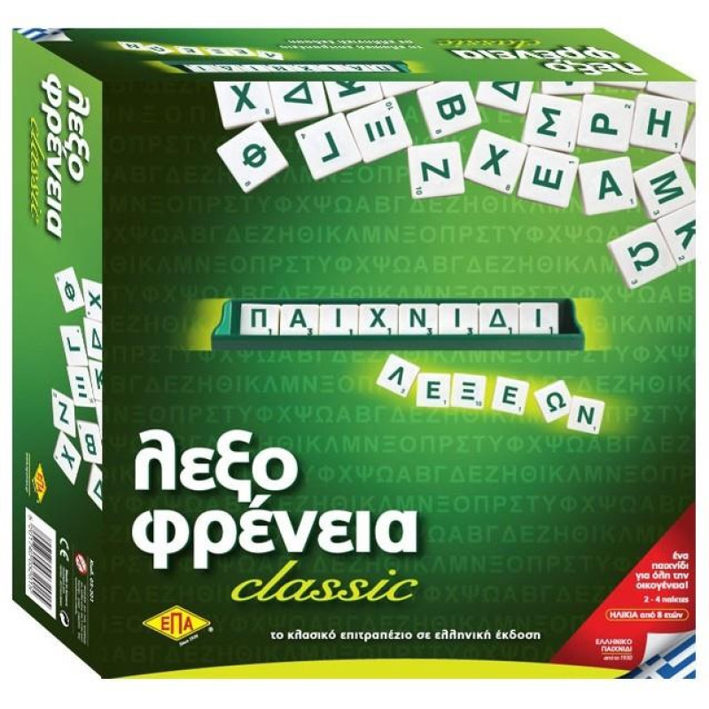 ΕΠΑ Toys Επιτραπέζιο Λεξοφρένεια Classic ΕΠΑ Toys Επιτραπέζιο Λεξοφρένεια Classic