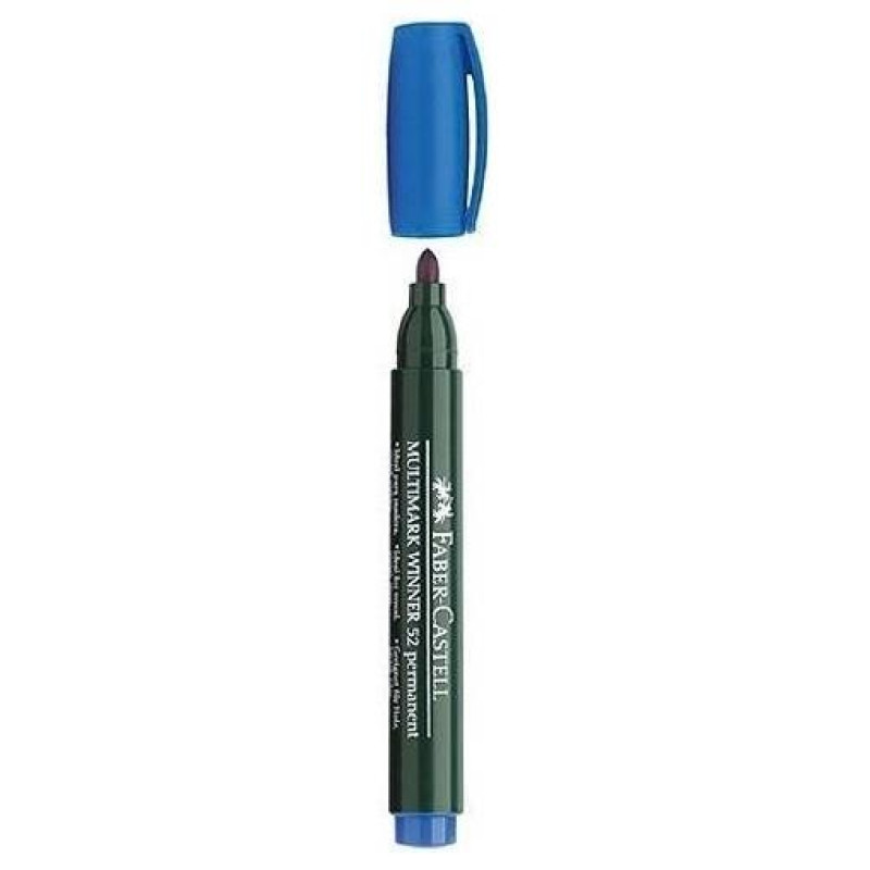 Faber Castell Ανεξίτηλος Μαρκαδόρος Multimark Winner 52 Blue