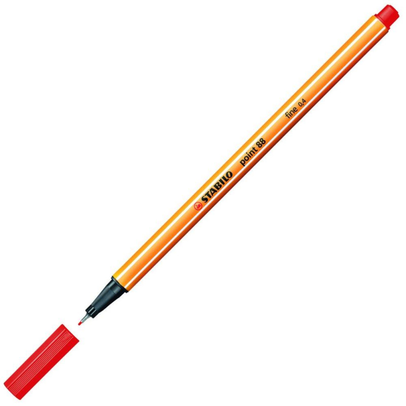 Stabilo Μαρκαδόρος 88/48 Light Red
