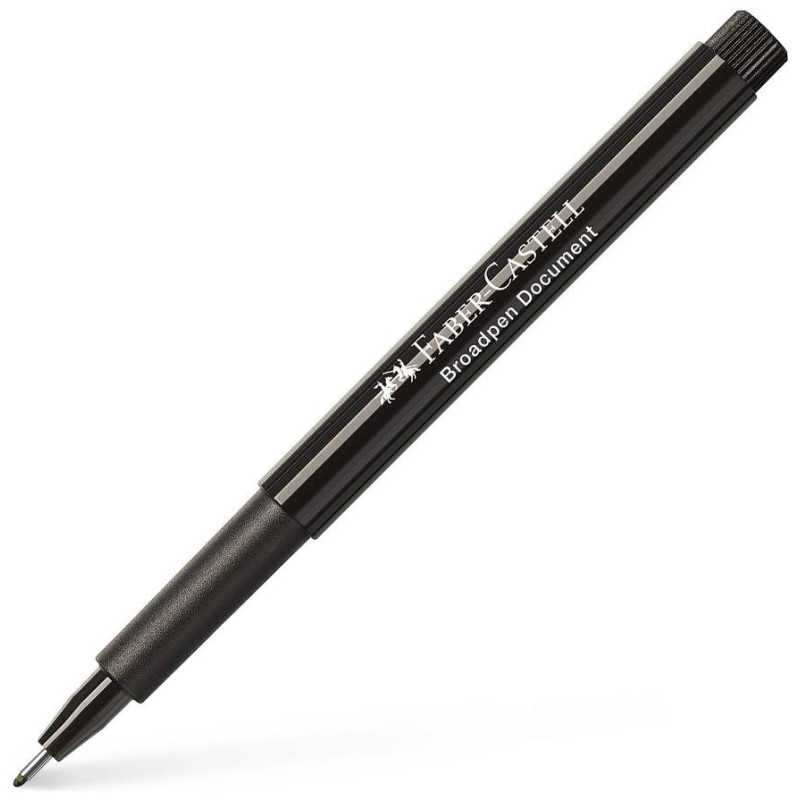 Faber Castell Μαρκαδοράκι Fineliner Broadpen 0.8mm 1554 Black
