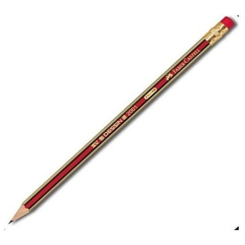 Faber Castell Μολύβι Dessin 2000 HB Με Γόμα 112100