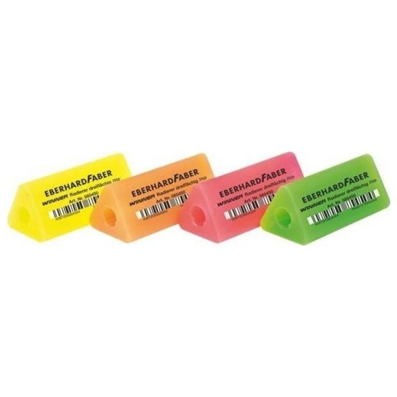 Eberhard Faber Γόμα Fancy Με Τρύπα Για Μολύβι 4 Colours 585450