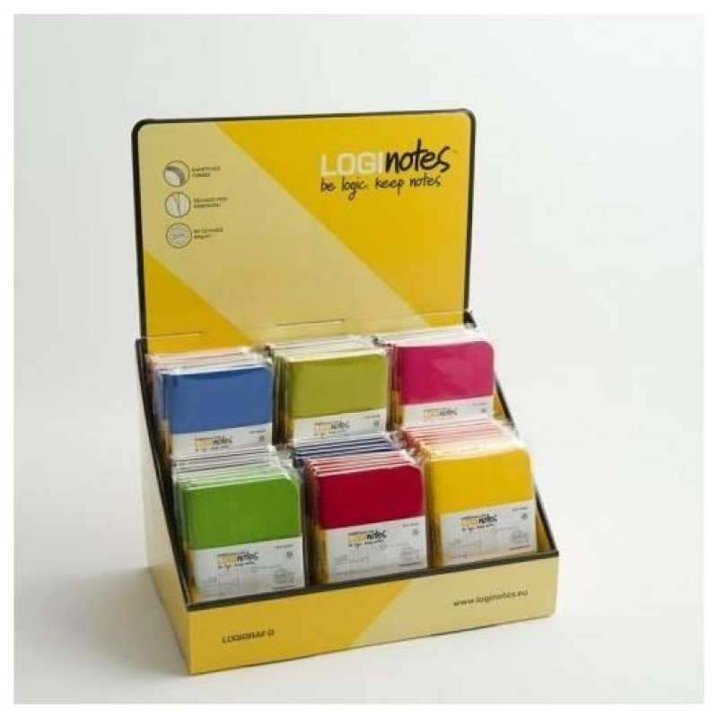 Logigraf Notes loginotes 15X21 Διάφορα Χρώματα Logigraf Notes loginotes 15X21 Διάφορα Χρώματα