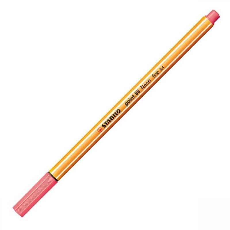 Stabilo Μαρκαδόρος 88/40 Neon Red