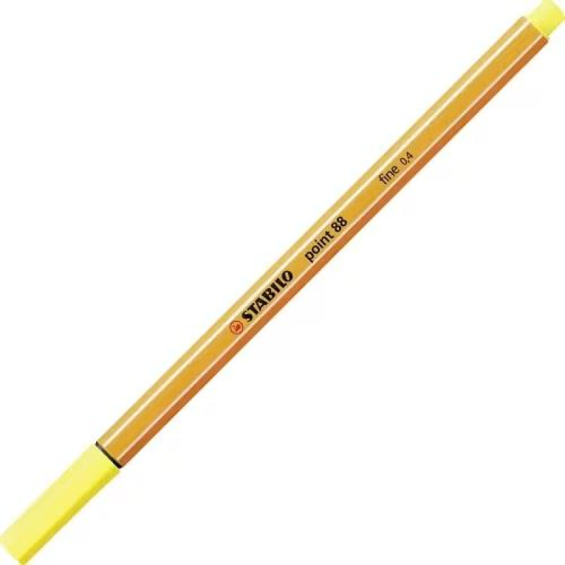 Stabilo Μαρκαδόρος 88/24 Yellow