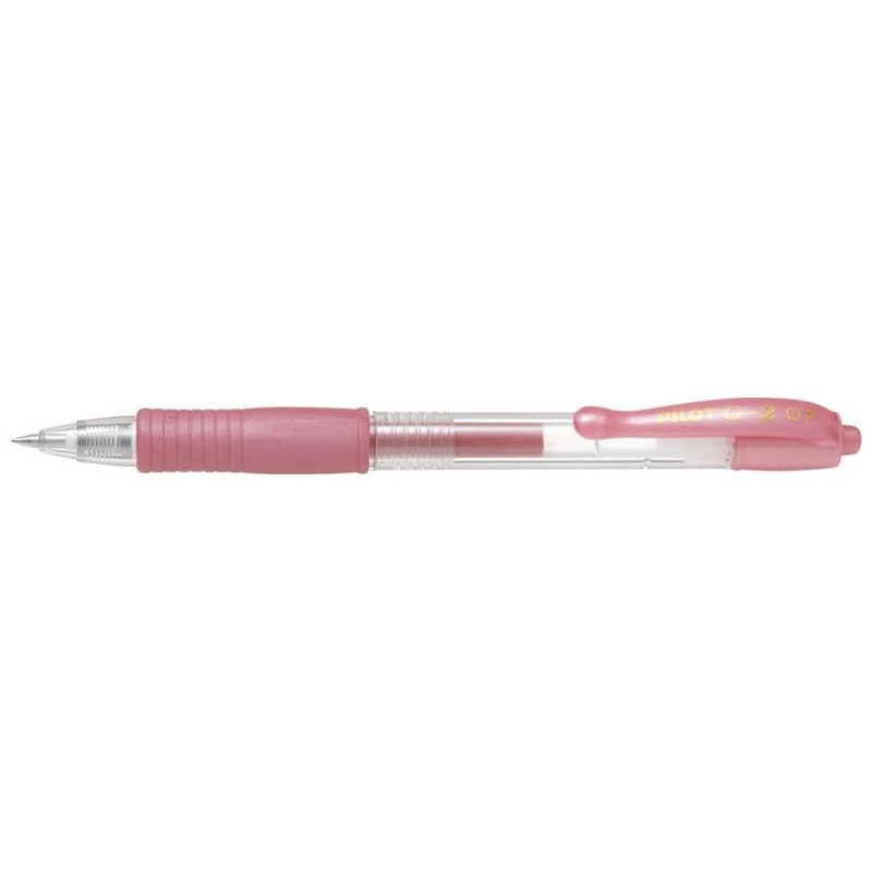 Pilot Στυλό G-2 0.7mm Metal Ροζ