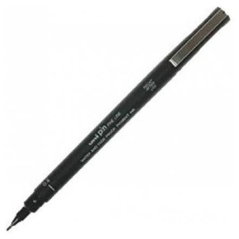 Uni Μαρκαδόρος Λεπτής Γραφής 0.8mm Fineliner Black 08-200 Uni Μαρκαδόρος Λεπτής Γραφής 0.8mm Fineliner Black 08-200