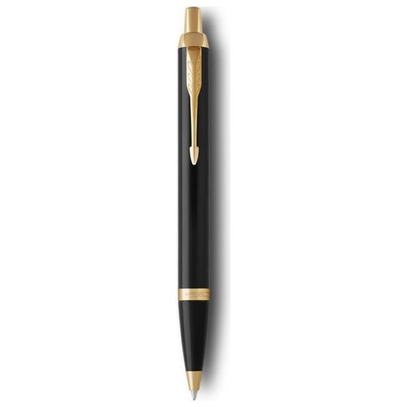 Parker IM Black Gold Trim Ball Pen 1931666