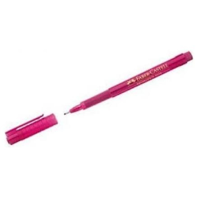 Faber Castell Μαρκαδοράκι Γραφής Broadpen, Ροζ 155428