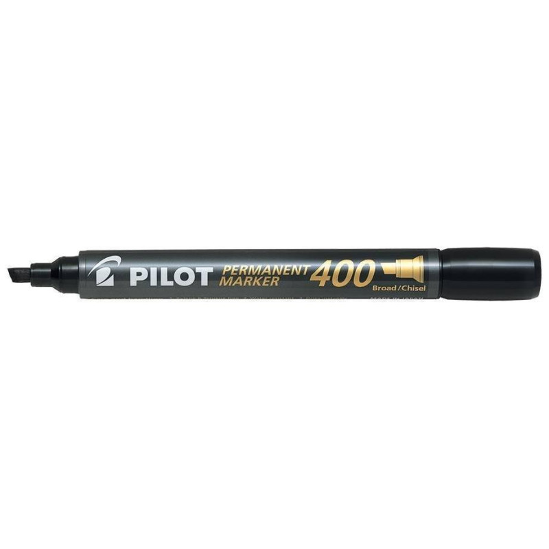 Pilot Μαρκαδόρος Ανεξίτηλος Broad Πλακέ Μαύρος SCA-400-12B