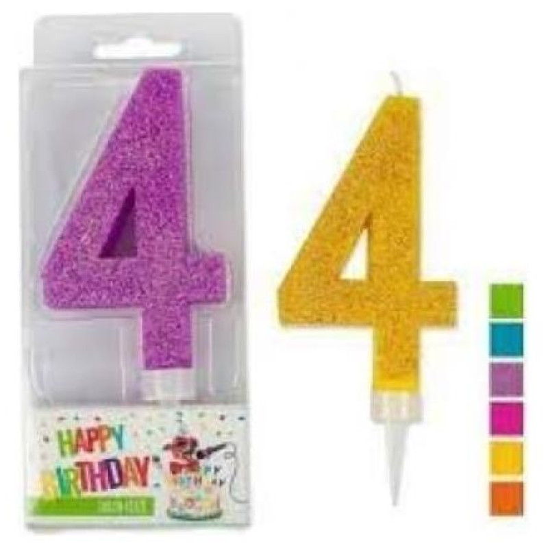 Τrend  Κεράκια Γενεθλίων Με Στρασάκια Happy Birthday Νο4 942029