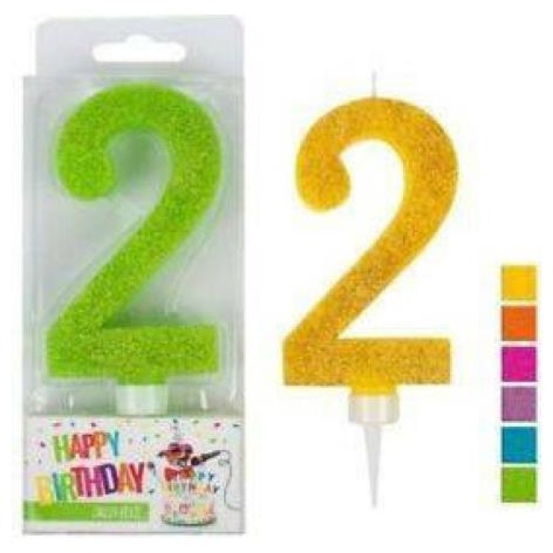 Τrend  Κεράκια Γενεθλίων Με Στρασάκια Happy Birthday Νο2 942909