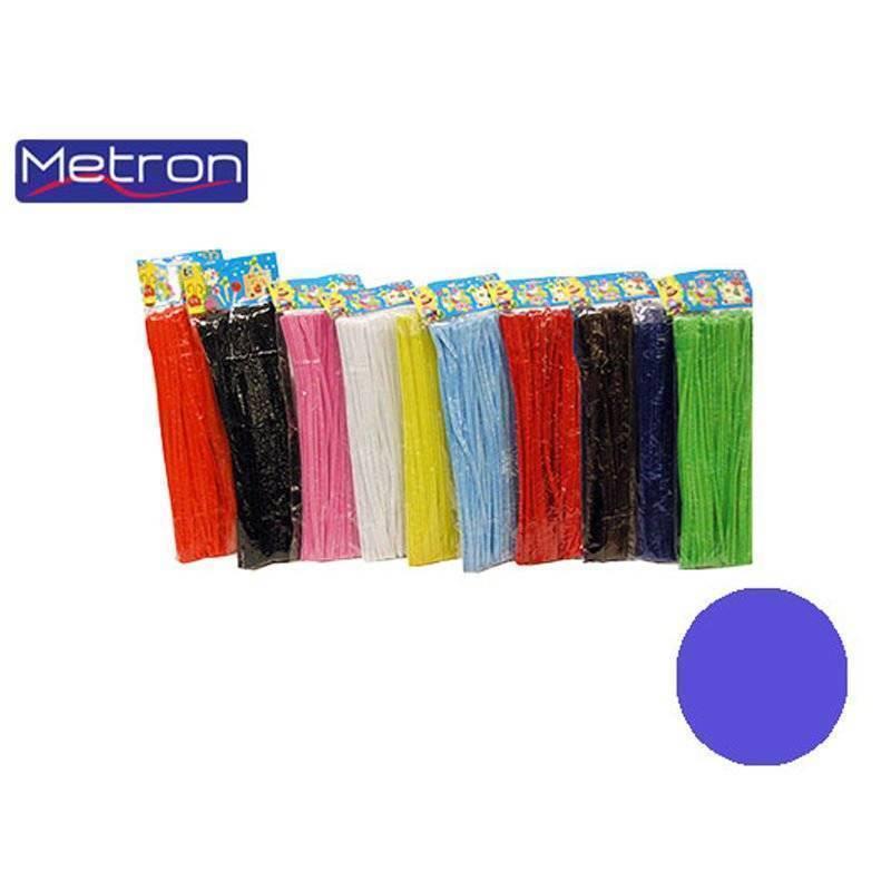 Metron Σύρμα Πίπας 100 τεμάχια 30cm Μωβ 55924