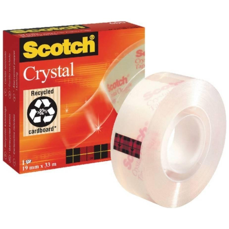 3Μ Σελοτέιπ 3m 19x33m Crystal 600 3Μ Σελοτέιπ 3m 19x33m Crystal 600