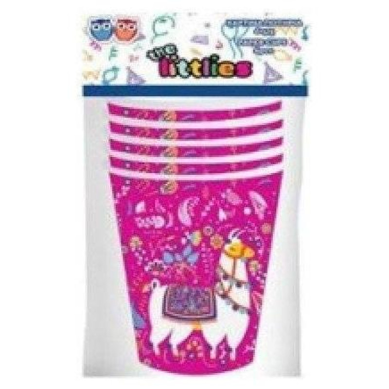 The Littlies Ποτήρια χαρτί 6τεμ The Littlies Λάμα 646623