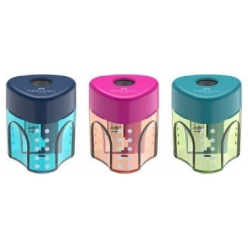 Faber Castell Ξύστρα Μονή Δίχρωμη 183405