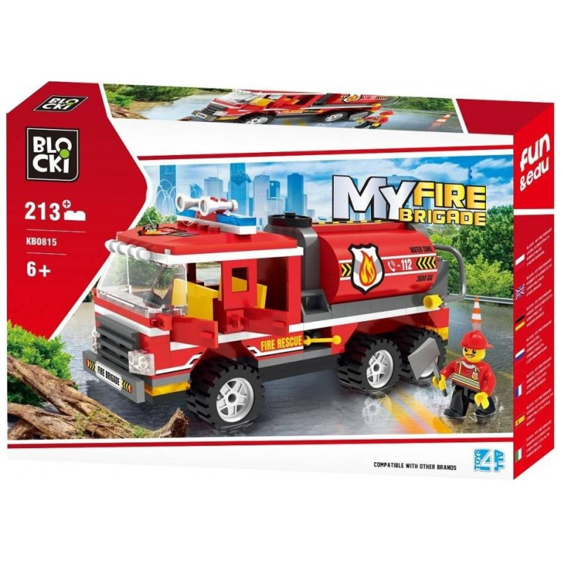 Blocki MyFireBrigade Water Tanker 213 τεμ. KB0815