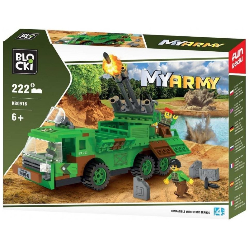 Blocki MyArmy Blocks Εκτοξευτήρας Πυραύλων 222 τεμ. KB0916