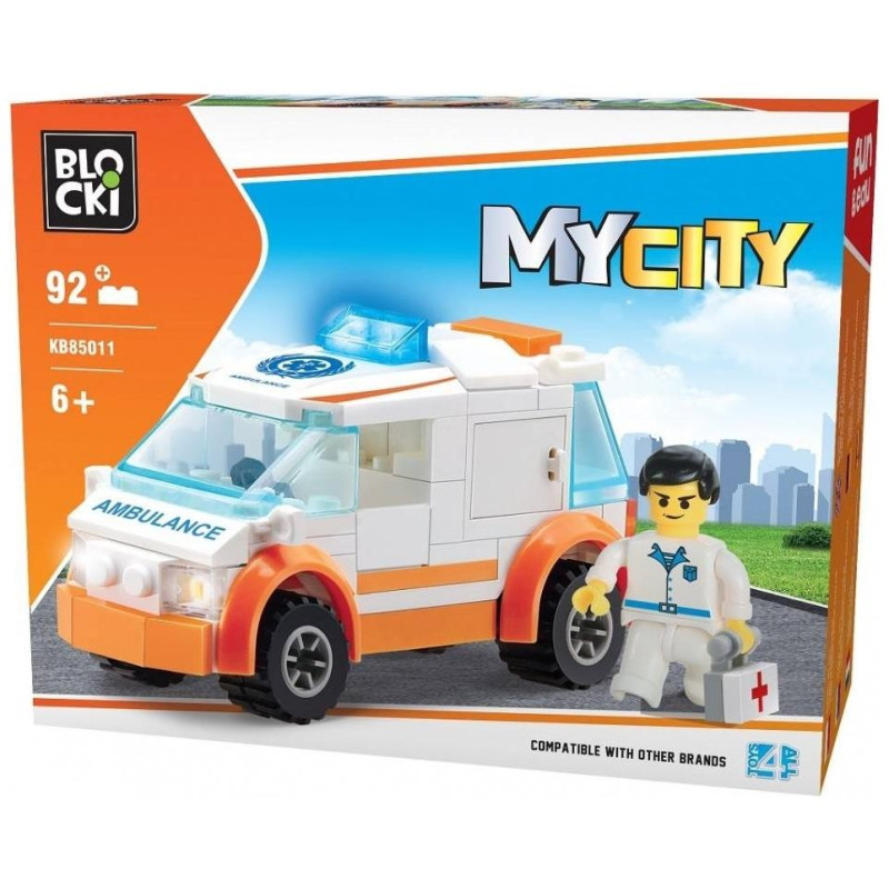 Blocki MyCity Karetka Mala 92 τεμ. KB85011