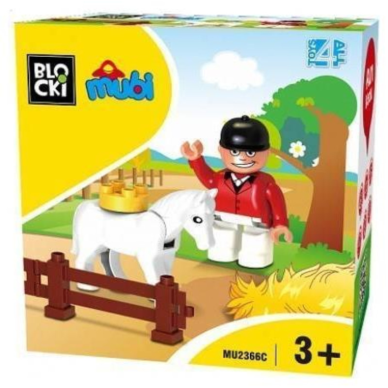 Mubi Mubi Blocks Φιγούρα Δράσης Rider (1 τεμ)  MU2366C