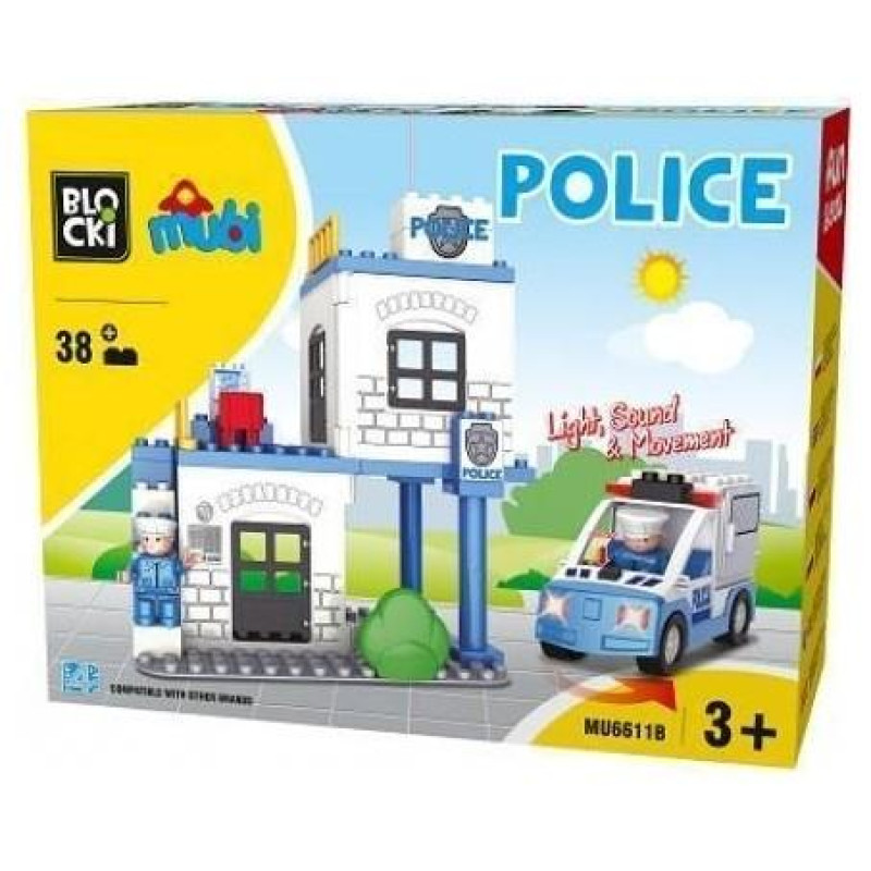 Mubi Police Βlocks 38τεμ. MU6611B