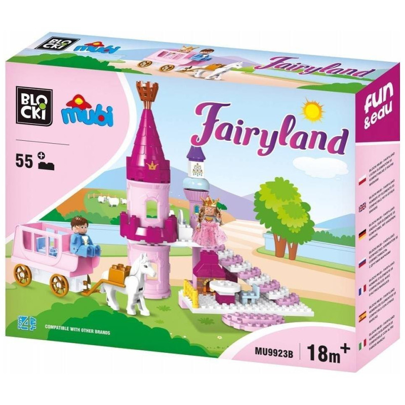 Mubi Fairyland Βlocks 55τεμ. MU9923B