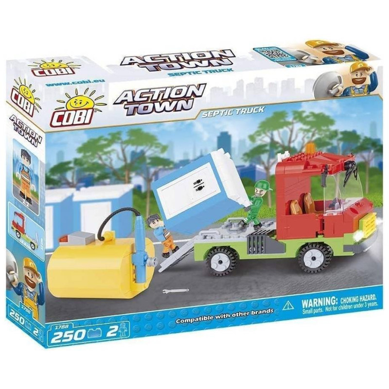 Cobi Action Town Φορτηγό Καθαριότητας 250 Τεμ COBI-1788