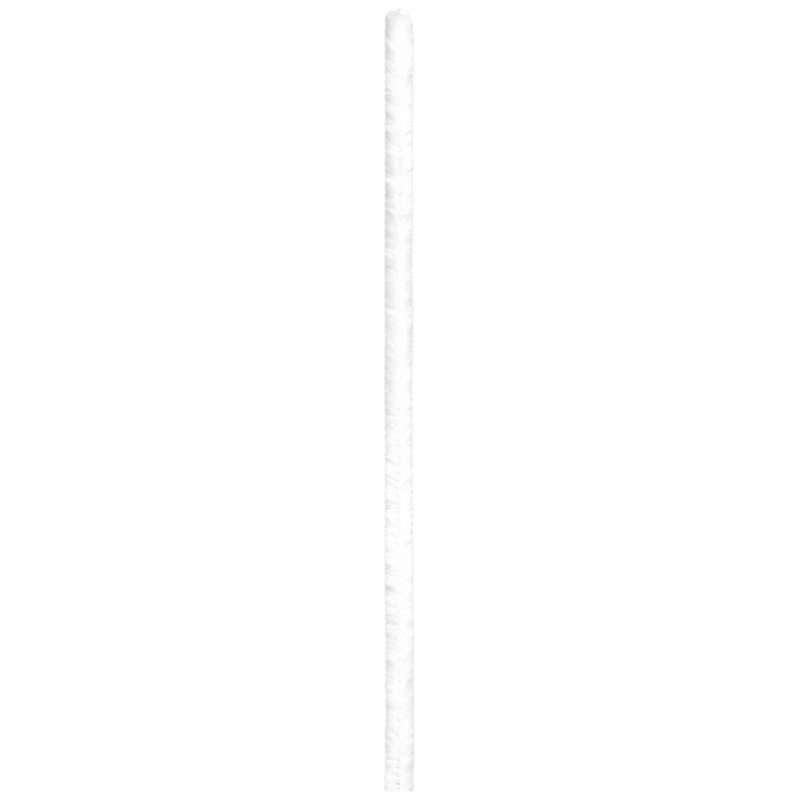 Meyco Σύρμα Πίπας Chenille 8 mm-50cm 10 X Λευκό M22000