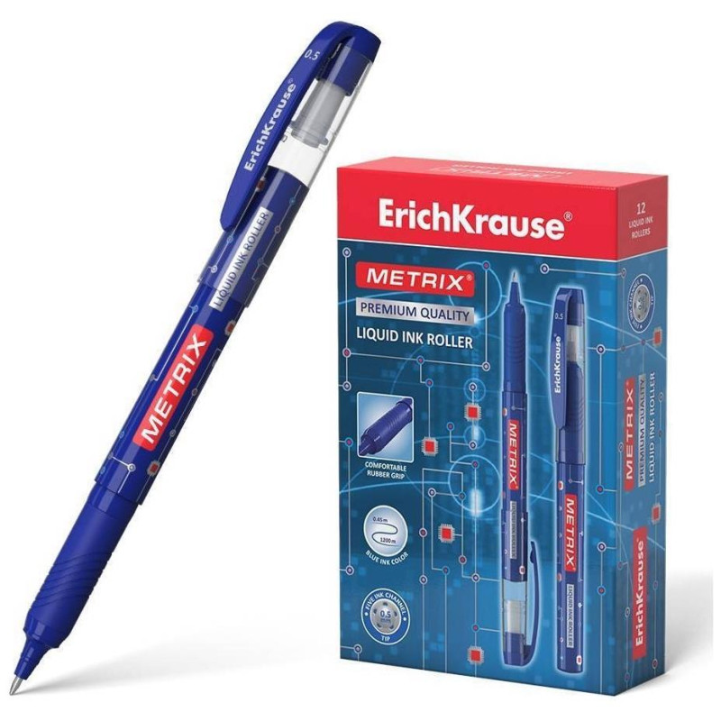 ErichKrause Στυλό Rollerball Metrix® Μπλε 1Τεμ EK45479