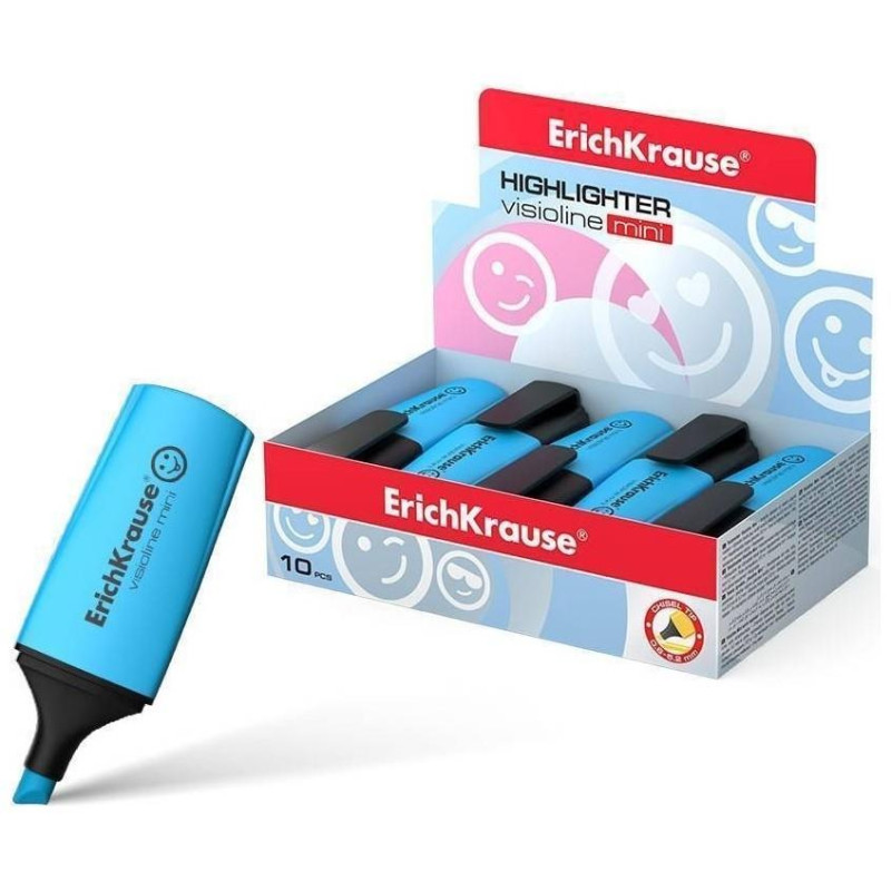 ErichKrause Μαρκαδόρος Υπογράμμισης Visioline Mini Μπλε 1Τεμ EK42756