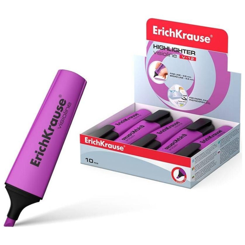 ErichKrause Μαρκαδόρος Υπογράμμισης Visioline V-12 1Τεμ Βιολετί EK32501