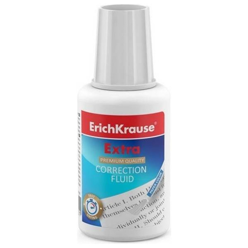 ErichKrause Διορθωτικό Υγρό Extra, με βούρτσα 20 g EK5 ErichKrause Διορθωτικό Υγρό Extra, με βούρτσα 20 g EK5