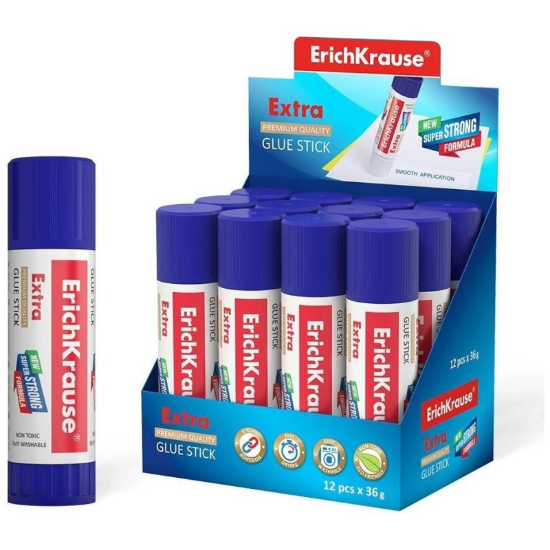 ErichKrause Κόλλα Stick Extra 36gr EK14443