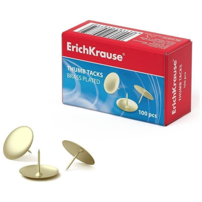 ErichKrause Πινέζες Gold  (κουτί 100 τεμ) EK24875
