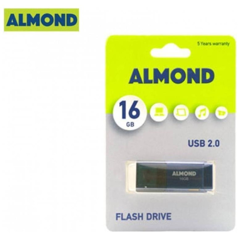 Almond Flash Drive USB 32GB Μεταλλικό Mini 43.USB32SL