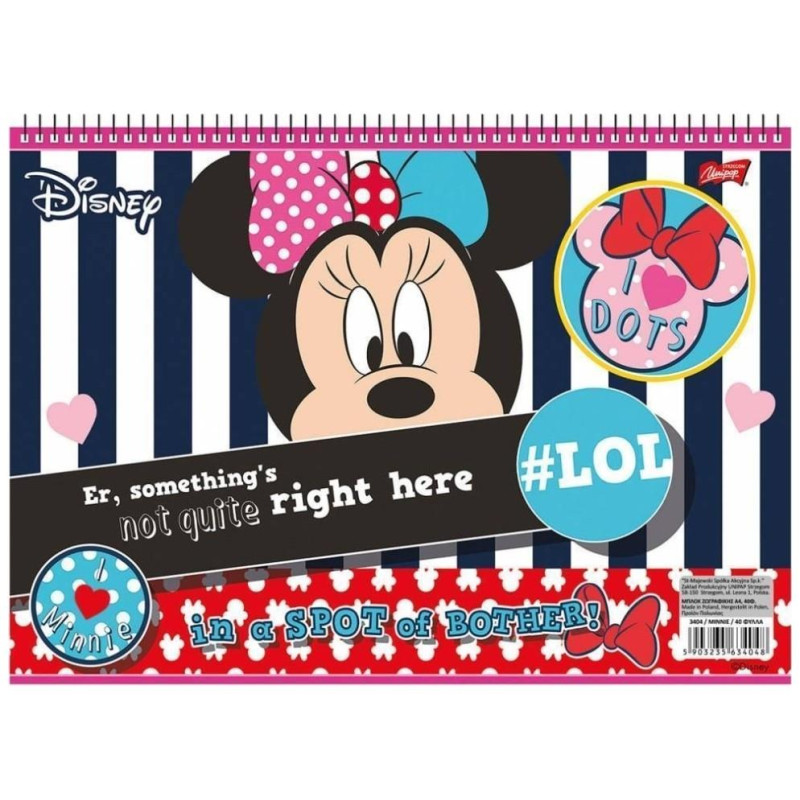 Salko Μπλοκ Ζωγραφικής Νο18 Minnie S3404