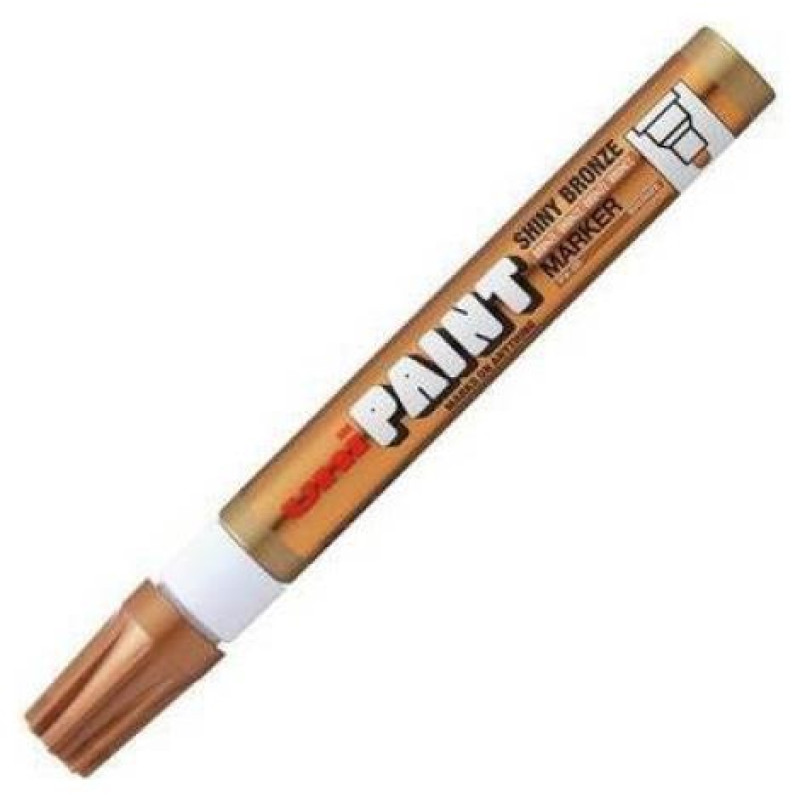 Uniball Μαρκαδόρος Ανεξίτηλος 2.2mm Paint Bronze PX20