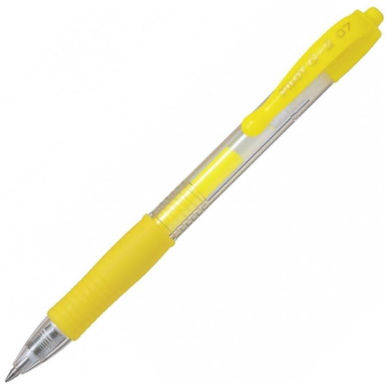 Pilot Στυλό G-2 0.7mm Νέον Κίτρινο  BL-G2-7NY