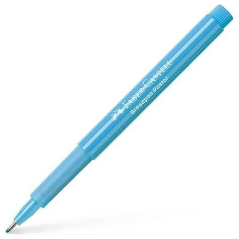 Faber Castell Μαρκαδοράκι Fineliner Broadpen 0.8mm Light Blue 1554-LB