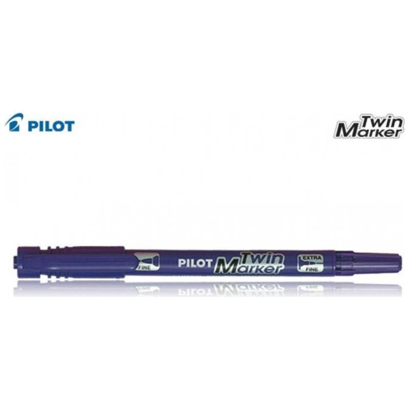 Pilot Twin Μαρκαδόρος Ανεξίτηλος Μωβ  SCA-TMV