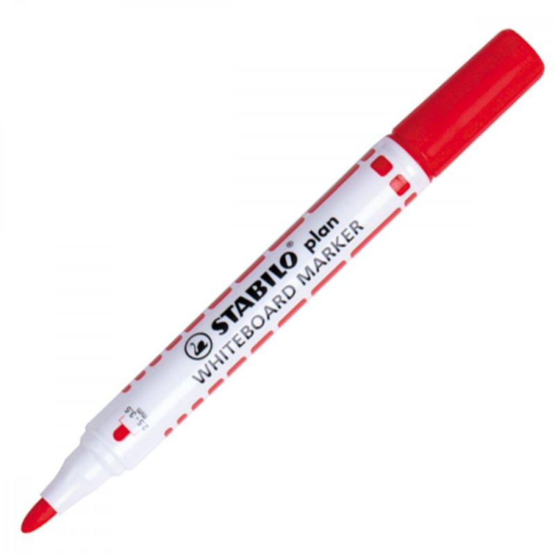 STABILO ΜΑΡΚΑΔΟΡΟΙ ΑΣΠΡΟΠΙΝΑΚΑ  641 RED