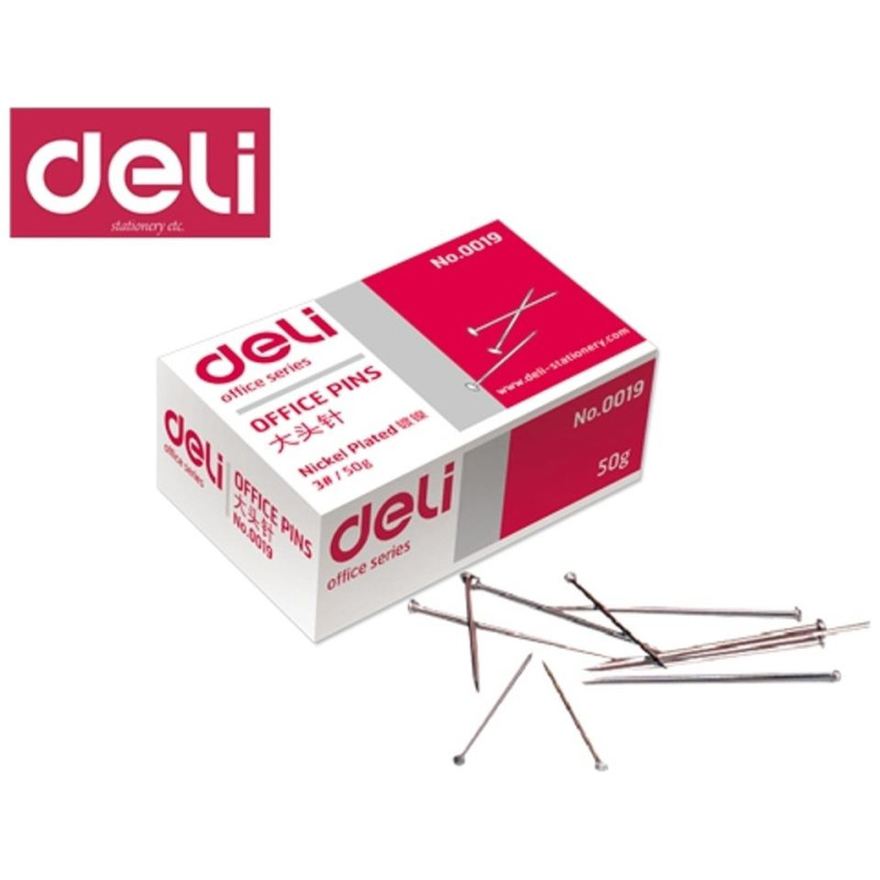 Deli Καρφίτσες από ατσάλι Κουτί 50gr 24mm  231.0016