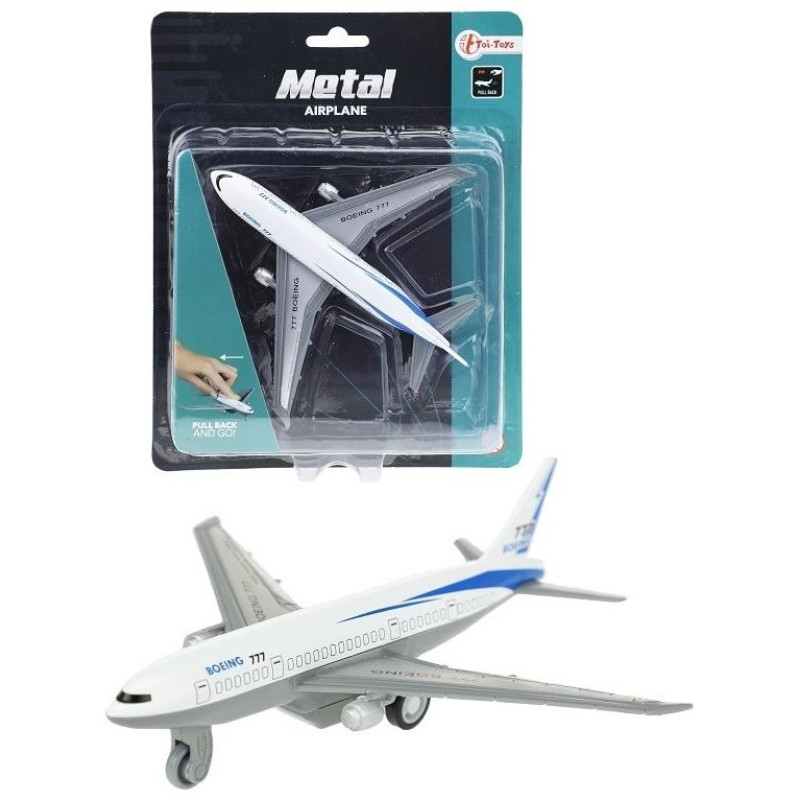 Toi Toys Air Plane Die-cast with pull-back 13cm TT26859A Toi Toys Air Plane Die-cast with pull-back 13cm TT26859A