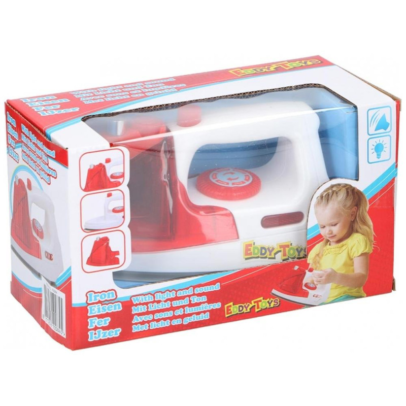 ΕddyToys Σίδερο με φως και ήχο: 19x10x11 cm 10084 ΕddyToys Σίδερο με φως και ήχο: 19x10x11 cm 10084