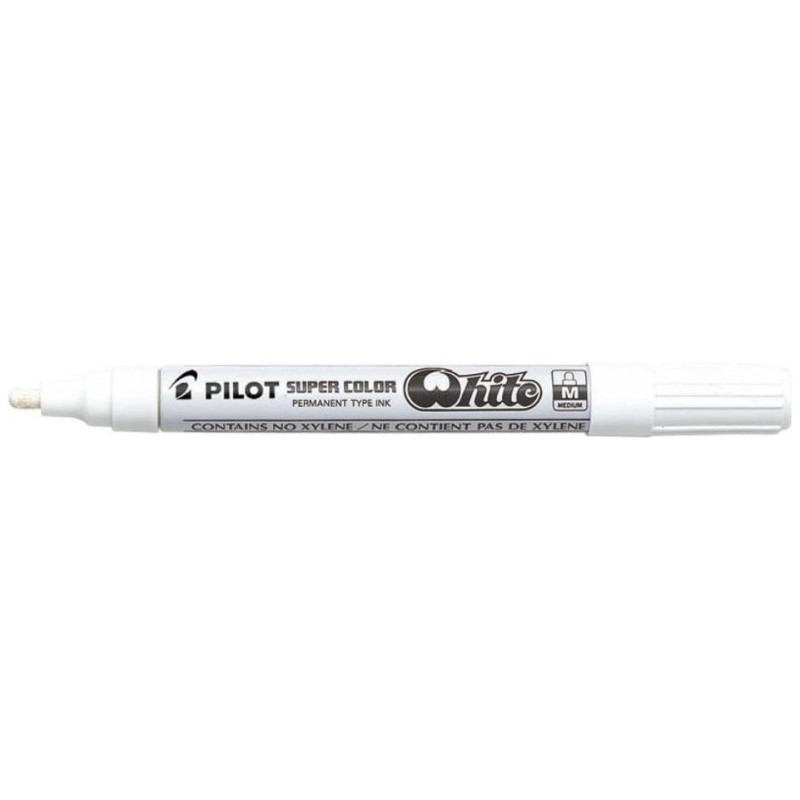 Pilot Μαρκαδόρος Aνεξίτηλος Medium λευκός SC-W-M