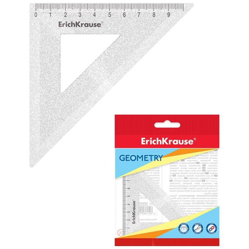 Erichkrause Τρίγωνο Clear Glitter 9cm /45 ° EK53027
