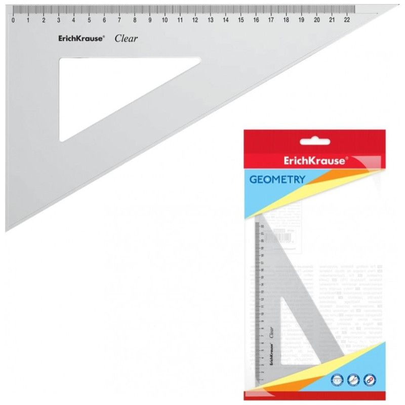 Erichkrause Τρίγωνο Clear 22cm/60 ° EK49567