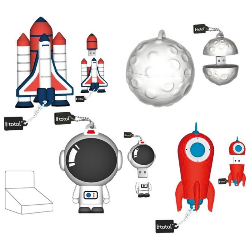I-Total Flash Usb 16GB Moon Collection 137145107