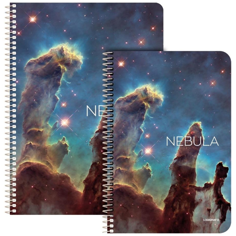 Logigraf Nebula Τετράδιο Σπιράλ 17χ25 4θ 120φ 01414