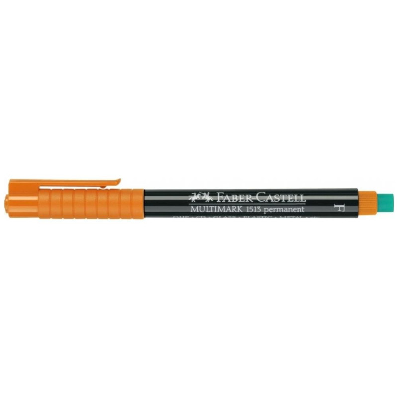 Faber Castell Μαρκαδοράκι MultiMark 1513 Ανεξίτηλο Orange Fine  151315